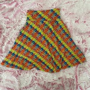 BOGO GUC! Size toddler 2 LuLAROE puzzle pieces skirt